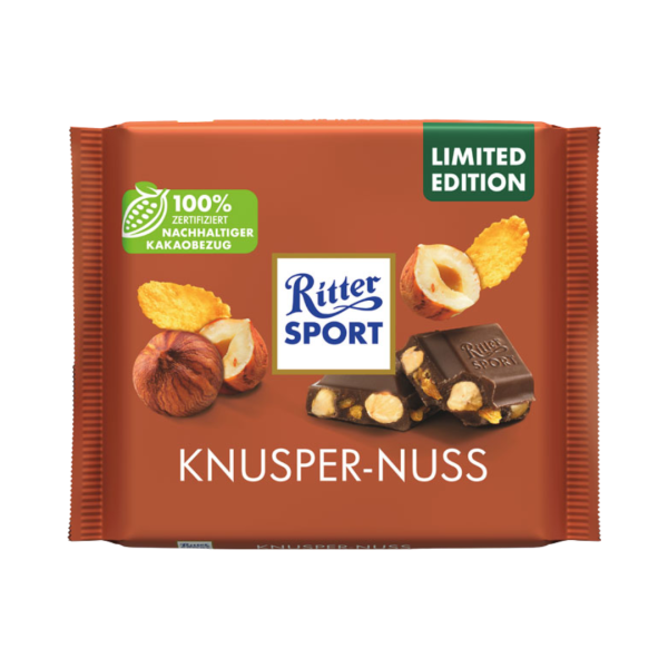 Ritter Sport Bunte Vielfalt Knusper ­Nuss, 100g